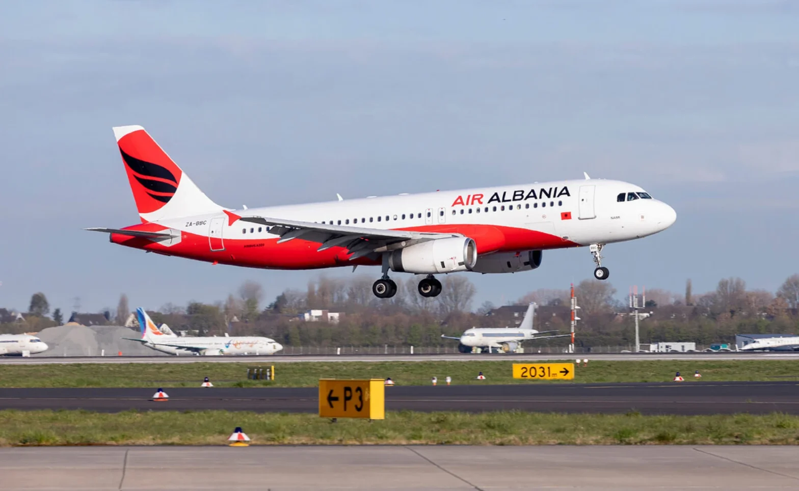 air albania takeoff photo source air albania